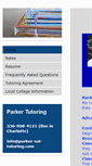 Mobile Screenshot of parker-sat-tutoring.com